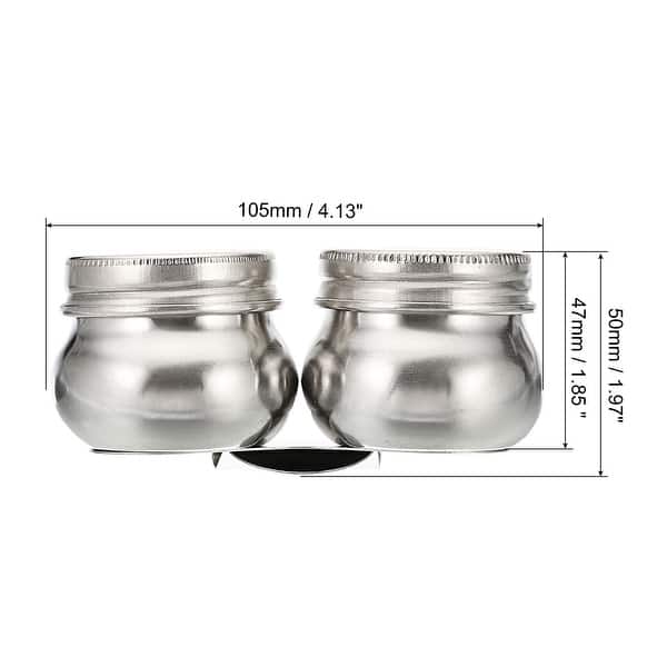 Palette Cups Paint Pot Container with Lid and Clip Double Dippers